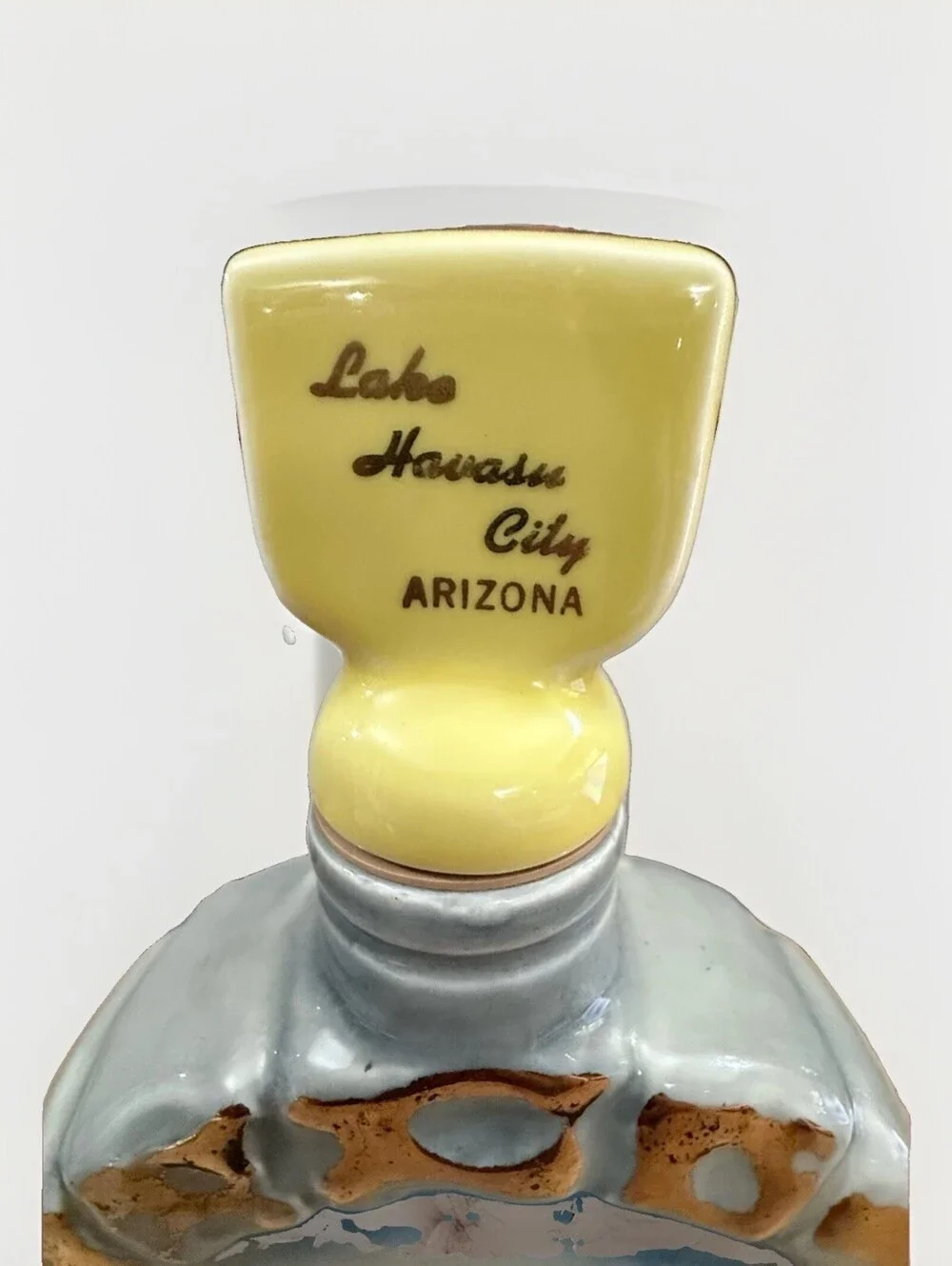 Vintage 1971 Jim Beam Decanter London Bridge Lake Havasu Bottle Empty 10